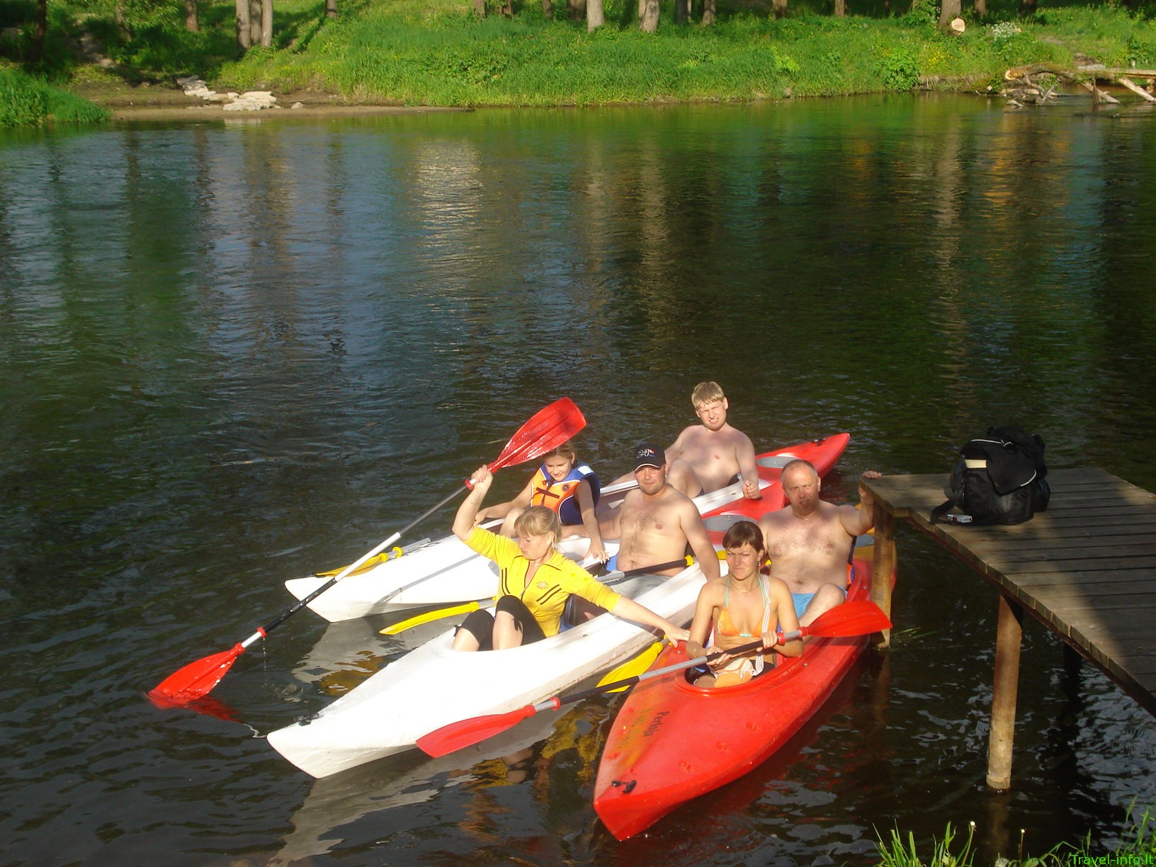 Baidarių nuoma, plaukimas Merkiu-Ūla